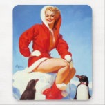 Vintage Retro Gil Elvgren Pin Up Girl mousepads