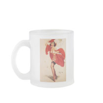 Vintage Retro Gil Elvgren Pin Up Girl Coffee Mug