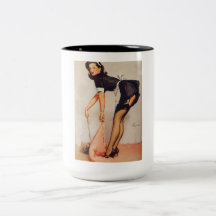Vintage Retro Gil Elvgren Pin Up Girl Mugs