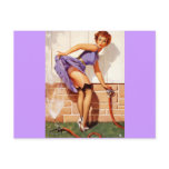 Vintage Retro Gil Elvgren Pin Up Girl postcards