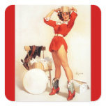 Vintage Retro Gil Elvgren Pin Up Girl stickers