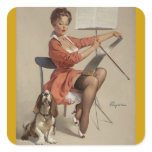 Vintage Retro Gil Elvgren Pin Up Girl stickers