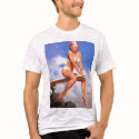 Vintage, Retro Gil Elvgren Pin Up GIrl Tees t-shirts
