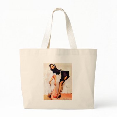 Vintage Retro Gil Elvgren Pin Up Girls Bags by vintagegiftmall