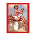 Vintage Retro Gil Elvgren Pin Up Girls Cards postcards