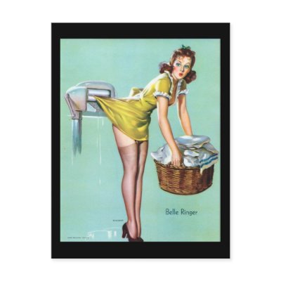 Vintage Retro Gil Elvgren Pin Up Girls Cards Post Cards by vintagegiftmall