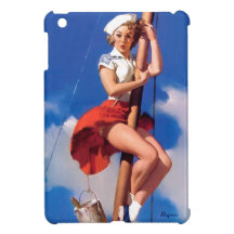 Vintage Retro Gil Elvgren Sailor Pin Up Girl iPad Mini Cover