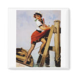 Vintage Retro Gil Elvgren Sailor Pin-up Girl magnets