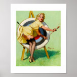 Vintage Retro Pinup Gil Elvgren Pin Up Girl Poster posters