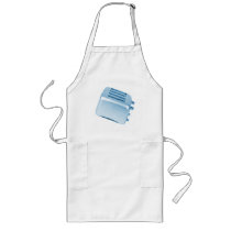 Vintage Retro Toaster Design - Blue Aprons