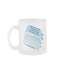 Vintage Retro Toaster Design - Blue Mug
