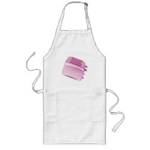 Vintage Retro Toaster Design - Pink Aprons