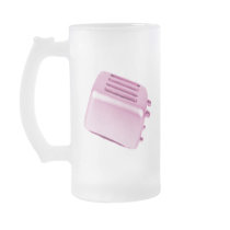 Vintage Retro Toaster Design - Pink Mugs