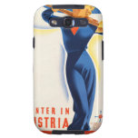 Vintage Retro Travel Art Poster Austria Samsung Galaxy S3 Cover