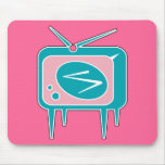 Vintage Retro TV Television Set mousepads