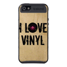 Vintage Retro Vinyl Record Album - I Love Vinyl