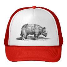 Vintage Rhino - Dürer's Rhinoceros Trucker Hat
