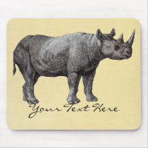 Vintage Rhino Mousepad