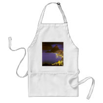 Vintage Rio De Janeiro at Night Aprons