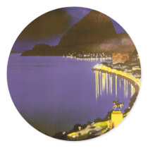 Vintage Rio De Janeiro at Night