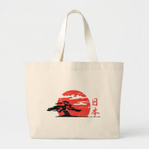 Vintage Rising Sun Tote Bags