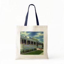 Vintage Roadside Diner Restaurant Tote Bags