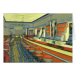 Vintage Roadside Diner Restaurant cards