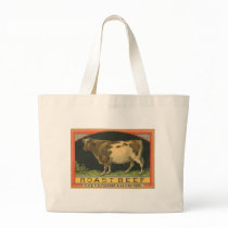 Vintage Roast Beef Advertisement Bag