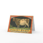 Vintage Roast Beef Advertisement cards