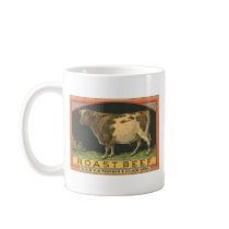 Vintage Roast Beef Advertisement Mug
