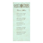Vintage Robins Egg Blue Crown Swirl Flourish Personalised Invitations