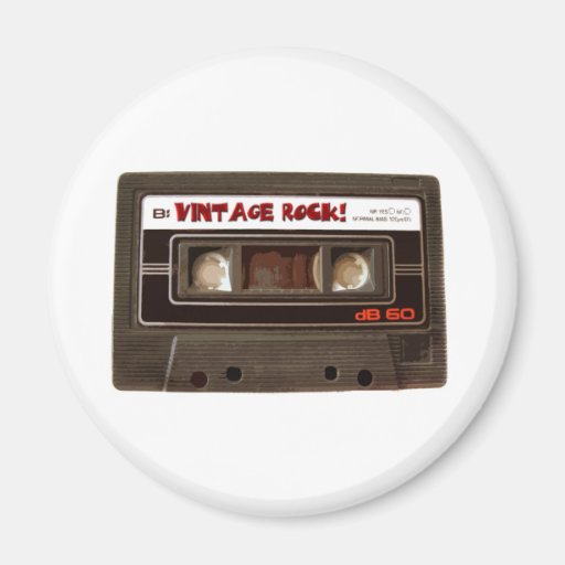 Vintage Rock Fridge Magnet