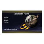 Vintage Rocket Business Cards