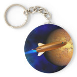 vintage rocket key chains