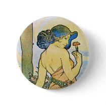 Vintage Romantic Art Buttons