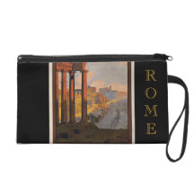 Vintage Rome Saturn Travel Wristlet