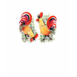 Vintage Rooster and Chicken t-shirts