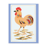 Vintage Rooster Folk Art
