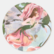 Vintage Rose Faerie Sticker