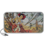 Vintage Rose Goddess iPhone Speakers