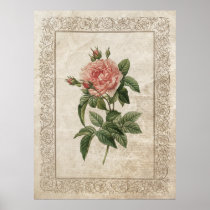 Vintage Rose I poster