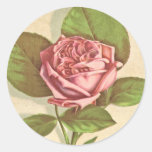 Vintage Rose Sticker