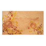 Vintage roses Profile Card business cards