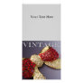 Vintage Ruby Rhinestone Bow Photo Cards