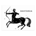 Vintage Sagittarius Postcards