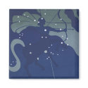 Vintage Sagittarius, Signs of the Zodiac magnets