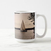 Vintage Sailboat Mug