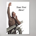 Vintage Sailor Shout Out Poster posters