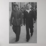 Vintage sailor soldier men couple gay interest posters