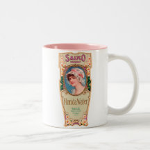 Vintage Salko Florida Water Perfume Label Mug